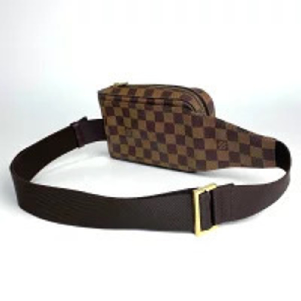 Louis Vuitton Bum Brown Waist Belt Shoulder Bag Body Crossbody Damier Geronimos